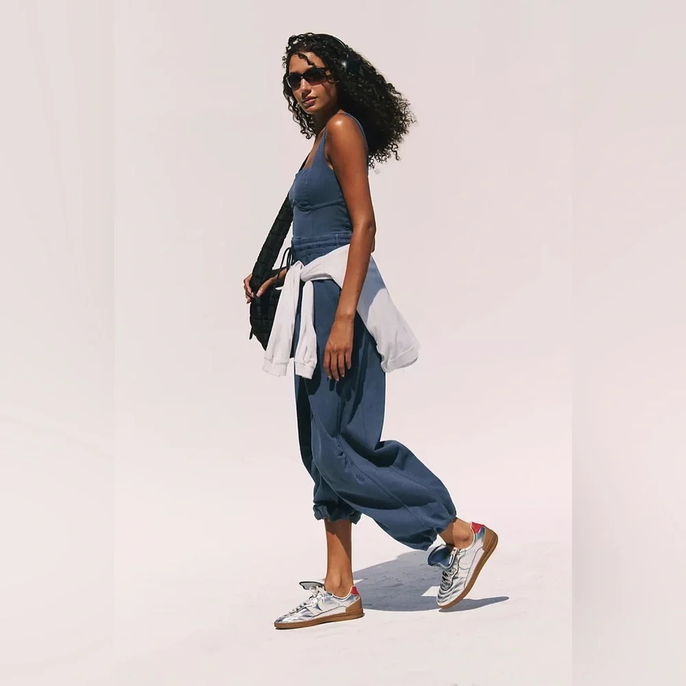 NWT Free People Movement Inbound Onesie In Midnight Navy - Picture 6 of 16